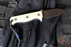 Maratac Compact R4A Slim- Fixed Blade- Glow Scale- Black Oxide D2 Blade
