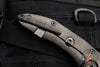 Borka- Marfione Custom Stitch- DLC Finished Frag Pattern Titanium Handle- Cracked Ice DLC Diamondwash Finished Compound Ground Blade- DLC HW