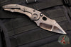 Borka- Marfione Custom Stitch- DLC Finished Frag Pattern Titanium Handle- Cracked Ice DLC Diamondwash Finished Compound Ground Blade- DLC HW