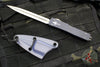 Marfione Custom 06/02/2014 Mini Venom OTF Auto Knife- Gun Metal Gray Handle- Stonewash Blade