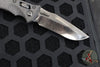 Marfione Custom Knives- Amphibian Ram-Lok Folder- Carbon Fiber Handle- DLC Two-Tone Stonewash Finished Blade