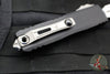 Marfione Custom Knives UTX-85 OTF Knife- PROTOTYPE- Double Edge- Black Handle- Diamondwash Finished Blade