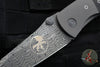 Vintage 12/2000 Lightfoot LCC D/A Auto or Manual-Carbon Fiber Scale- Titanium Bolster- Damascus Blade