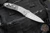 Vintage 12/2000 Lightfoot LCC D/A Auto or Manual-Carbon Fiber Scale- Titanium Bolster- Damascus Blade