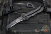 Vintage 2012 Microtech Metalmark Butterfly Knife- Tactical- Black Handle- Black Full Serrated Blade 170-3 T SN333