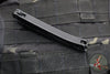 Vintage 2012 Microtech Metalmark Butterfly Knife- Tactical- Black Handle- Black Full Serrated Blade 170-3 T SN333