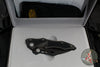 Vintage 12/1999 Microtech Vector- Manual- Black Handle- Black Part Serrated Blade