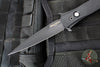 Protech Large Don OTS Auto Knife- Black Handle- Black DLC Blade- MOP Inlaid Button 1921-LTD