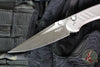 Protech Avalon Custom- Peace Neighbor Deisgn- Manual Button Lock Knife- Knurled 17-4 Steel Handle- Nichols Damascus Blade 2026 Avalon Custom 05