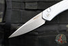 Protech Newport Out The Side OTS Auto Knife- Special Grey Handle with 3D Wave pattern- MOP Button- Stonewash Blade 3436-GREY