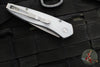 Protech Newport Out The Side OTS Auto Knife- Special Grey Handle with 3D Wave pattern- MOP Button- Stonewash Blade 3436-GREY