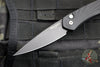 Protech Newport OTS Auto Knife- Black Handle With 3D Wave pattern- Black DLC Blade 3437