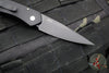 Protech Newport OTS Auto Knife- Black Handle With 3D Wave pattern- Black DLC Blade 3437