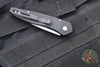 Protech Newport Tuxedo- Black with Ivory Micarta Inlay- Stonewash Blade 3451