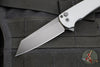 Protech Malibu Flipper- Reverse Tanto- Grey Textured Handle- Black DLC Plain Edge 5206-GREY