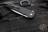 Protech Malibu Flipper- Wharncliffe Blade- Solid Black Handle- Stonewash Magnacut Steel Blade 5301