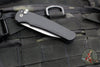 Protech Malibu Flipper- Wharncliffe Blade- Solid Black Handle- Stonewash Magnacut Steel Blade 5301
