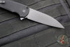Protech Malibu Flipper- Wharncliffe Blade- Black Handle- Black DLC Magnacut Steel Blade- Black Hardware 5303