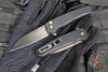 Protech Malibu Flipper- Wharncliffe Blade- Black "Dragon Scale" Textured Handle- Smokey Grey Magnacut Steel Blade- Rose Gold HW- Black DLC Clip 5336-LTD SG RGH