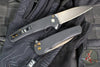 Protech Malibu Flipper- Wharncliffe Blade- Black "Dragon Scale" Textured Handle- Smokey Grey Magnacut Steel Blade- Rose Gold HW- Black DLC Clip 5336-LTD SG RGH