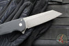 Protech Malibu Flipper- Reverse Tanto- Black Handle- Acid Wash Magnacut Blade 5401-AW