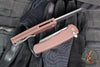 Protech Malibu Flipper- Reverse Tanto- FDE Handle- Stonewash Magnacut Blade 5401-FDE