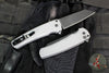 Protech Malibu Flipper- Reverse Tanto- Grey Handle- Black DLC Magnacut Blade 5403-GREY