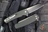 Protech Malibu Flipper- Reverse Tanto- Green Textured Handle- Smokey Grey DLC Magnacut Blade 5406-SG GREEN