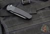 Protech Malibu Flipper- Reverse Tanto- Black Textured Handle- Black DLC Magnacut Blade 5406