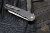 Protech Malibu Flipper- Reverse Tanto- Black Dragon Scale Handle- Acid Washed Magnacut Blade 5435-AW