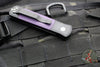 Protech Godson Out The Side Auto (OTS)- Black Handle- Purple G-10 Inlay- Black DLC Blade 715-PURPLE