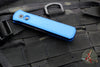 Protech Godson Out The Side Auto (OTS)- Blue Handle- Black Blade 721-BLUE