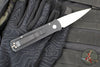 Protech Godson Out The Side Auto (OTS)- Black Handle- Satin Blade- Pearl Button 721-MOP