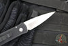 Protech Godson Out The Side Auto (OTS)- Black Handle- Satin Blade- Pearl Button 721-MOP