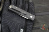 Protech Godson Out The Side Auto (OTS)- Black Handle- Satin Blade- Pearl Button 721-MOP