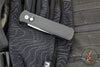 Protech Godson Out The Side Auto (OTS)- Black Handle- Satin Blade- Pearl Button 721-MOP