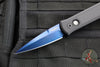 Protech Godson Out The Side Auto (OTS)- Black Handle- Black G-10 Inlay- Sapphire Blue Blade 755-SB