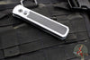 Protech Godson Out The Side Auto (OTS)- Grey Handle- Black G-10 Inlay- Black DLC Blade 756