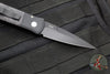 Protech Godson Out The Side Auto (OTS)- Black Handle With Fat Carbon Dark Matter Purple Inlays- Black Blade 7FC32