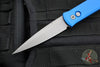 Protech Godfather Out The Side (OTS) Knife- Blue Handle- Blasted Finished Blade 920-BLUE