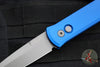 Protech Godfather Out The Side (OTS) Knife- Blue Handle- Blasted Finished Blade 920-BLUE