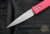 Protech Godfather Out The Side (OTS) Knife- Red Handle- Blasted Finished Blade 920-RED