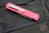 Protech Godfather Out The Side (OTS) Knife- Red Handle- Blasted Finished Blade 920-RED