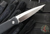 Protech Godfather Out The Side (OTS) Knife- Black Handle- Satin Blade- Mother Of Pearl Button 921-MOP