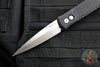 Protech Godfather Out The Side (OTS) Knife- Jigged Black Handle- Satin Blade And HW 925-LTD
