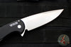 Protech Cambria Flipper- Black Aluminum Handle- TechnoCarbo Teal Inlay- Stonewash Magnacut Blade- Black Lip Pearl Button BSA25.Cambria.1