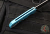 Protech Mordax Flipper- BLADE SHOW 2025- Turquoise Gridlock Textured Handle- Stonewash Magnacut Blade- Pearl Button BSA25.Mordax.1