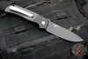 Protech Auto Terzuola ATCF Out The Side (OTS) Auto Knife- Black Handle with CF Inlays- Black DLC Magnacut Steel Blade BT2705
