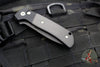 Protech Auto Terzuola ATCF Out The Side (OTS) Auto Knife- Black Handle with CF Inlays- Black DLC Magnacut Steel Blade BT2705