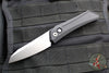 Protech Oligarch Out The Side (OTS) Auto Knife - Black Handle - Stonewash Magnacut Blade DS101